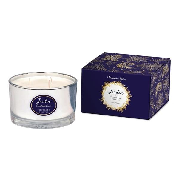 Jardin Collection 3 Wick Candle   Christmas Spice